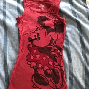3 Mickey and Minnie Mouse tank tops